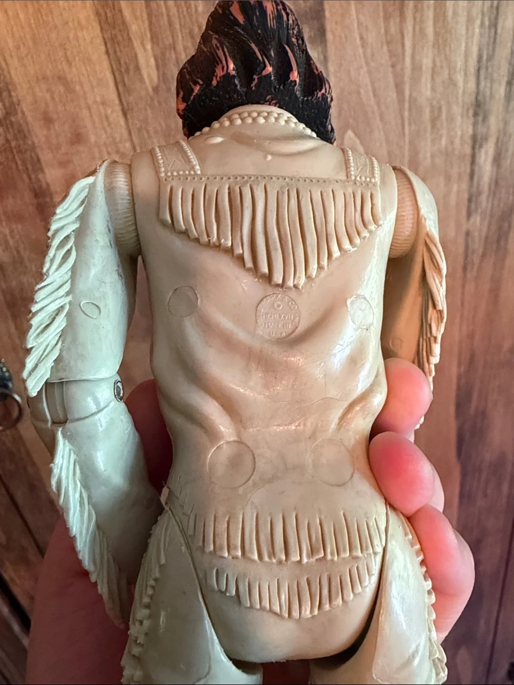 Vtg 1967 Louis Marx Johnny West Geronimo Indian Action Figure - Picture 4 of 5
